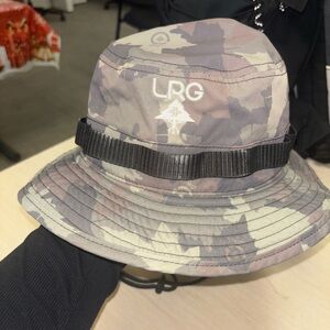 LRG Camo Bucket Hat - Black and Gray